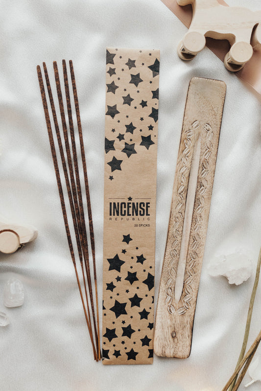 Aligned Incense Sticks